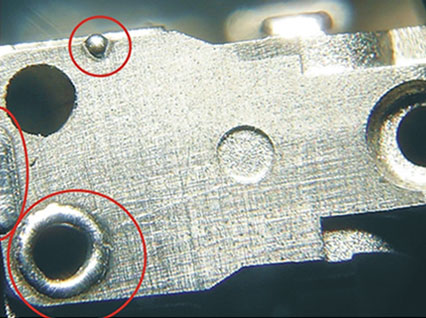 <a href='http://www.noeyraq.cn/product/3.htm' class='text_a'>模具激光焊機(jī)</a>修復(fù)模具效果